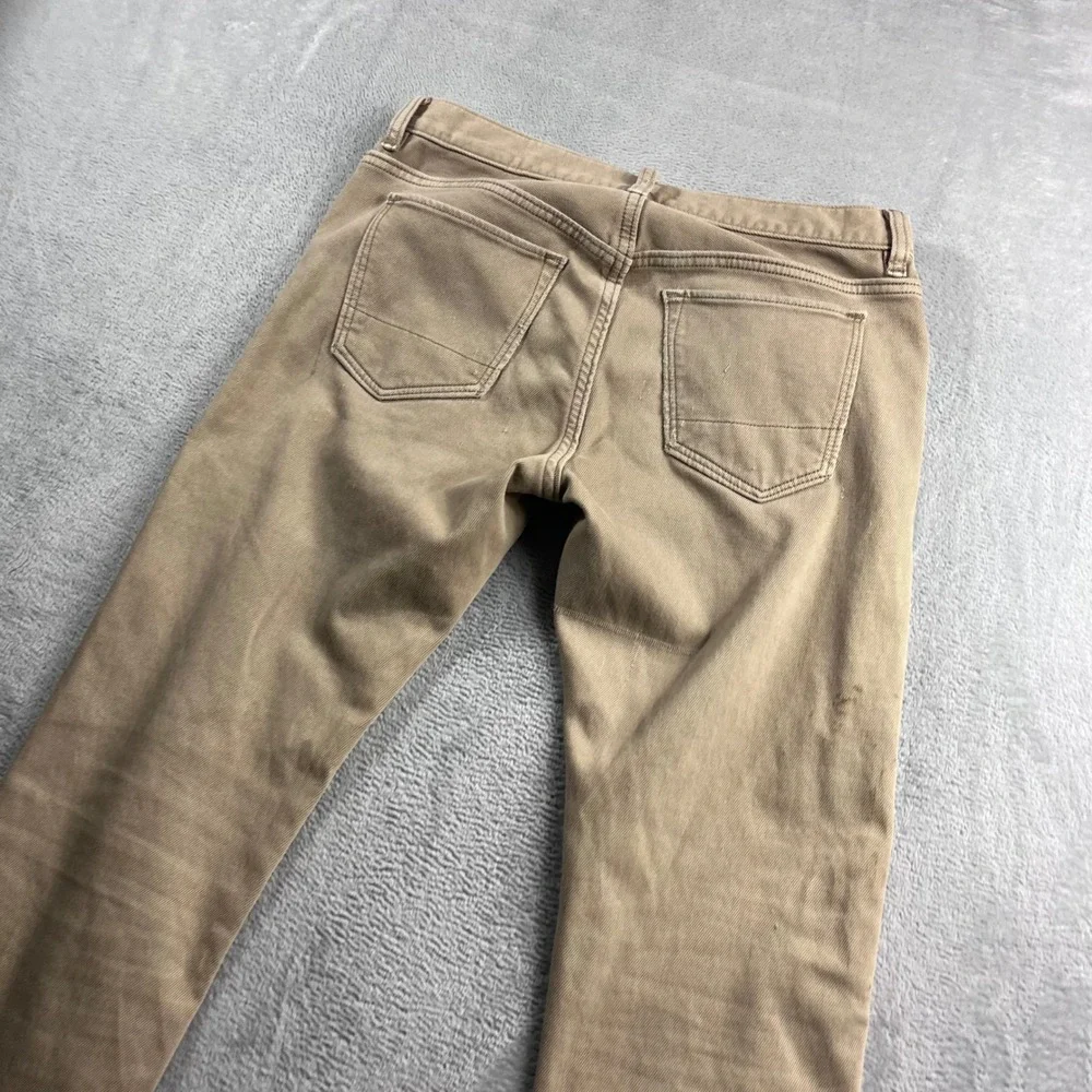 Banana Republic Traveler Pants Mens 28x32 Slim Fit Khaki Tan Stretch‎ Chino